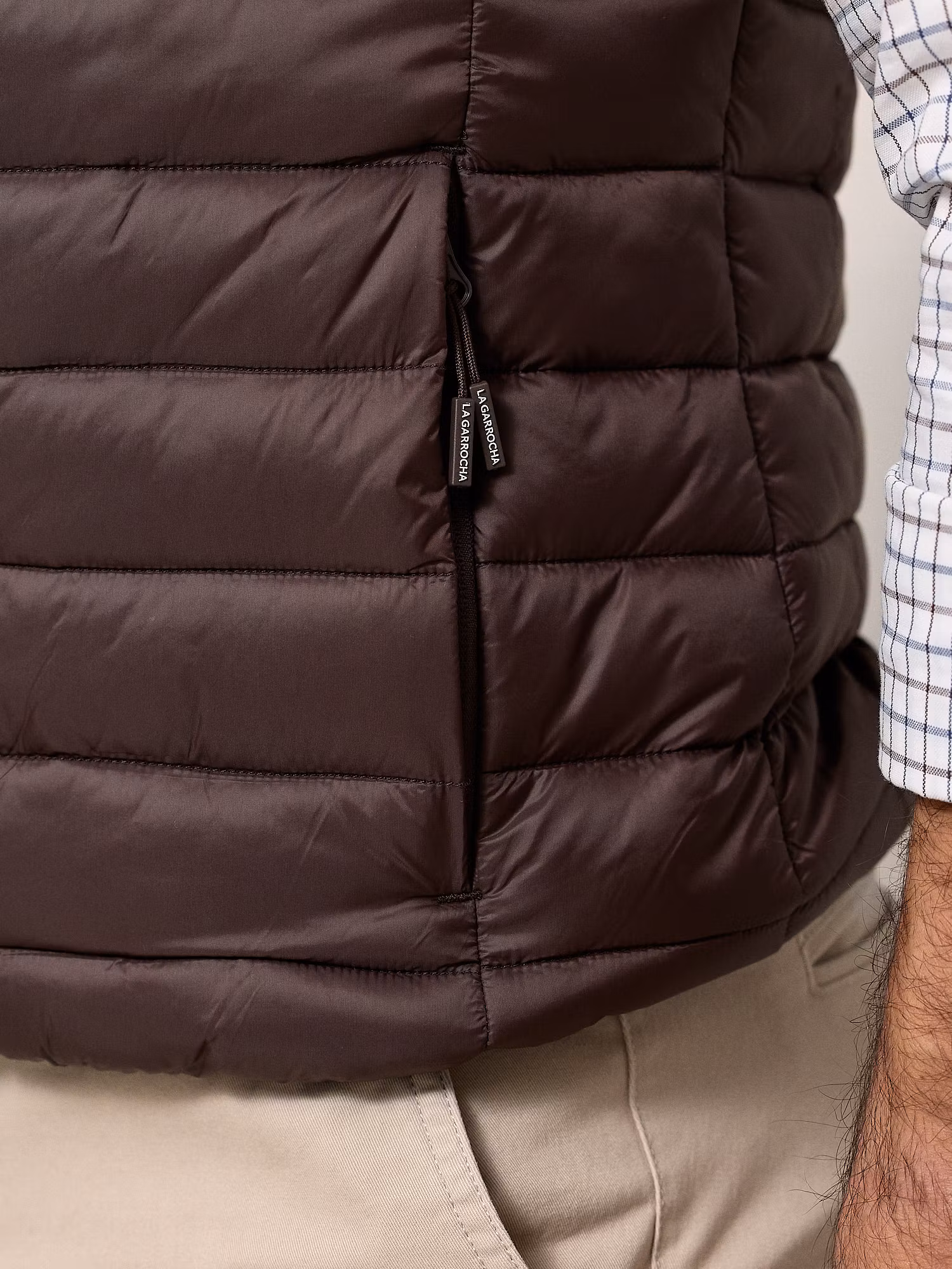 Doudoune sans manches | Marron