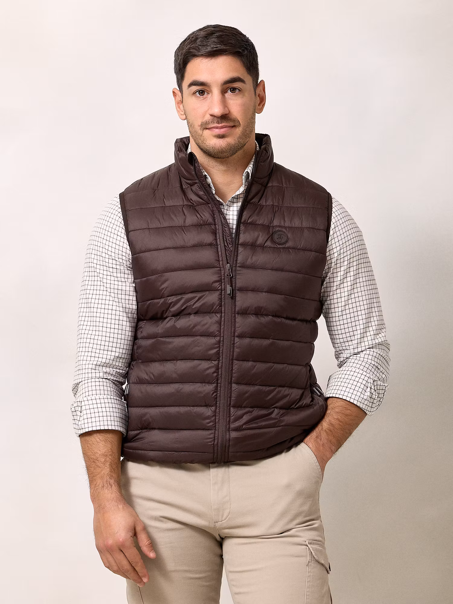 Quilted Vest | Moka