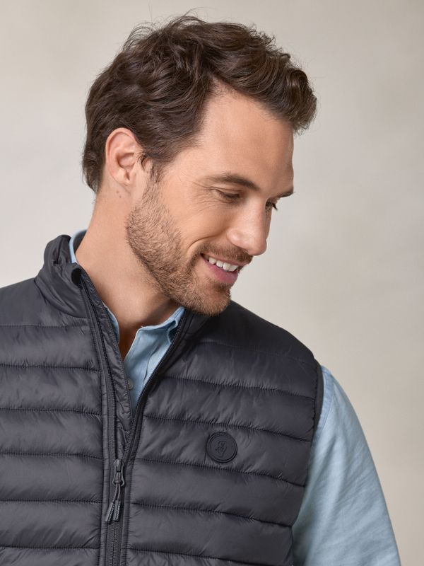 Doudoune sans manches | Gris