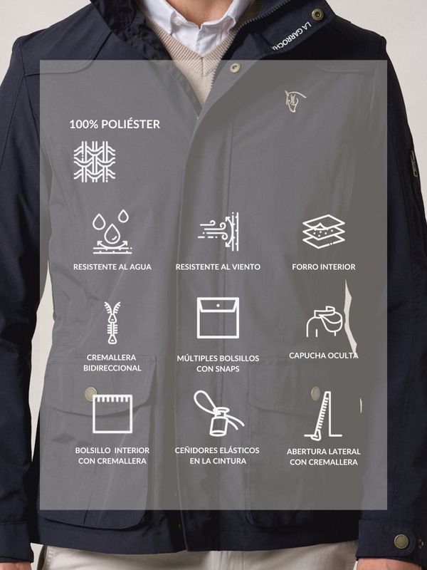 Parka Légère | Bleu Marine