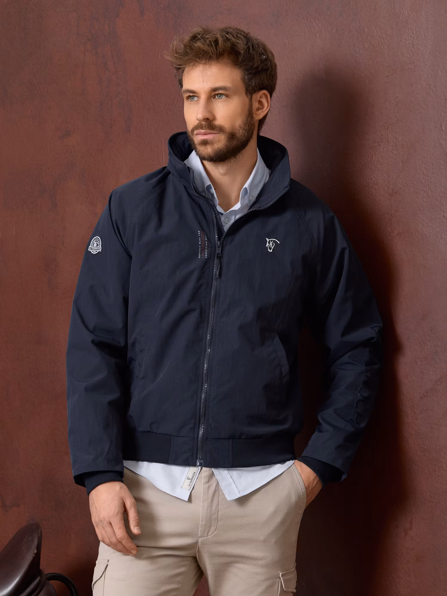 Lightweight Rider Jacket | Navy Blue