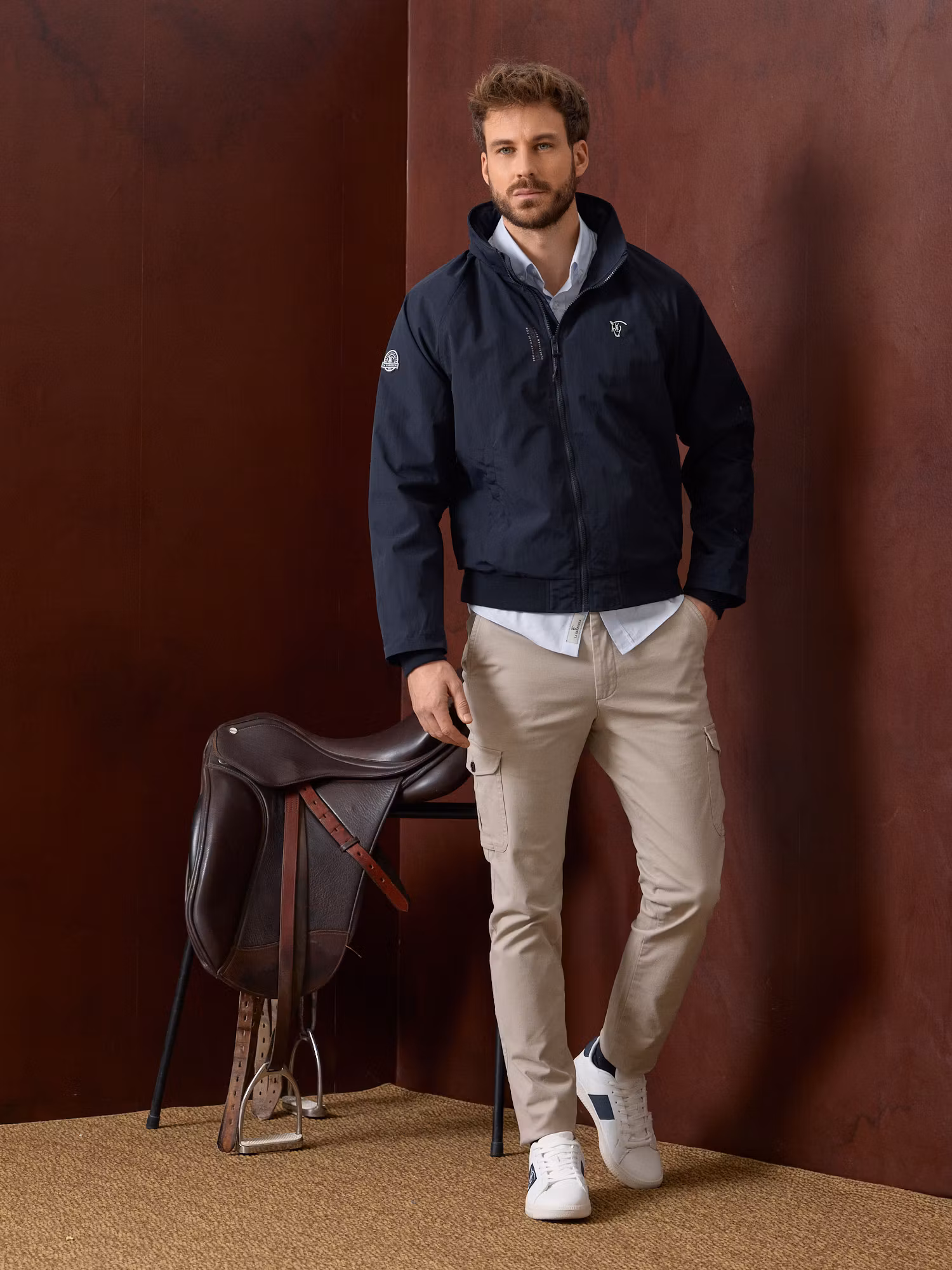 Lightweight Rider Jacket | Navy Blue