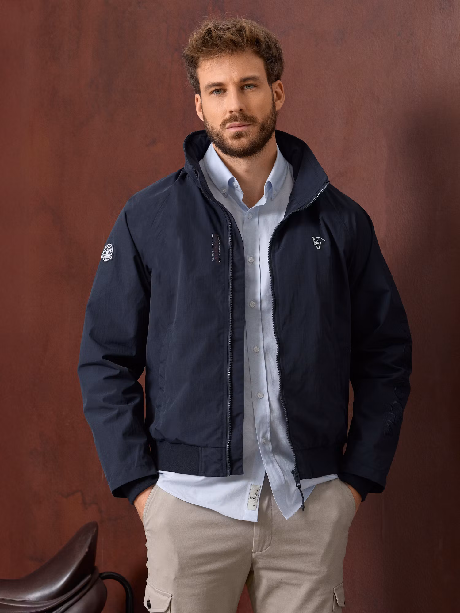 Lightweight Rider Jacket | Navy Blue