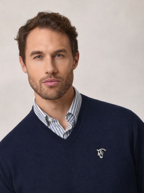 Suéter decote em V | Marino