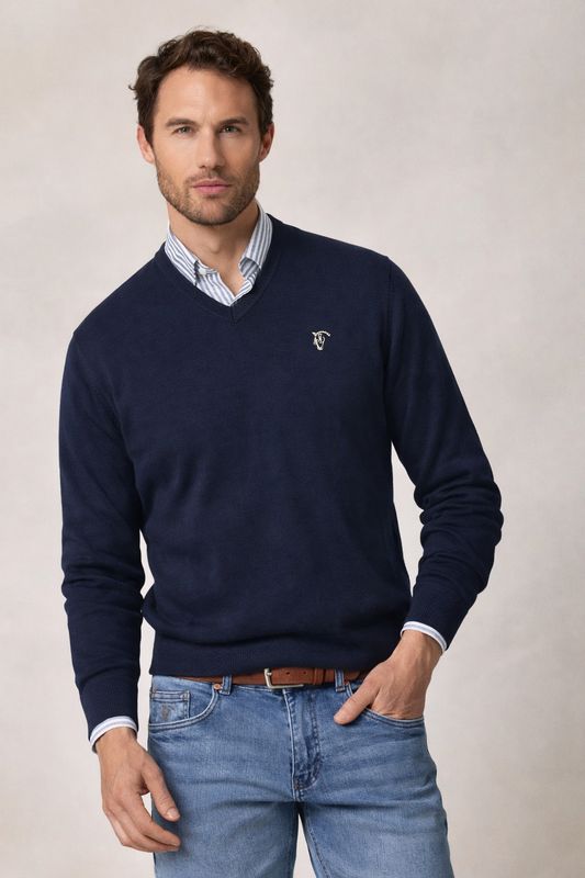 Suéter decote em V | Marino