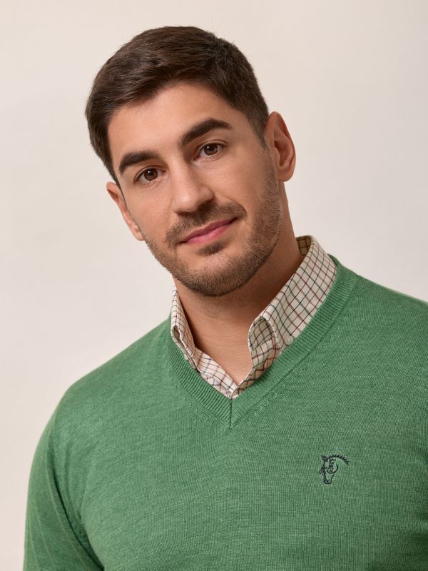 Suéter decote em V | Hiedra