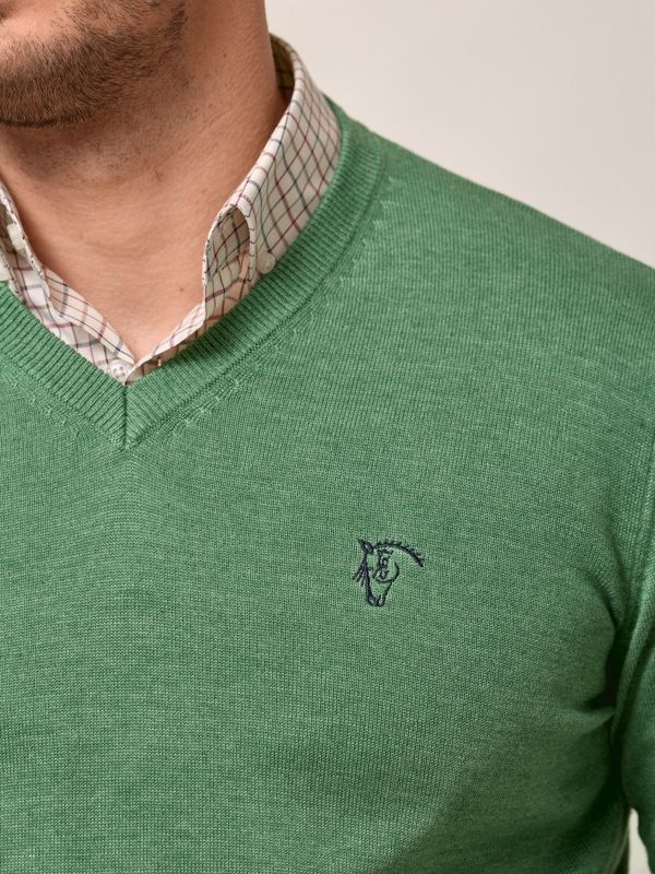 Suéter decote em V | Hiedra