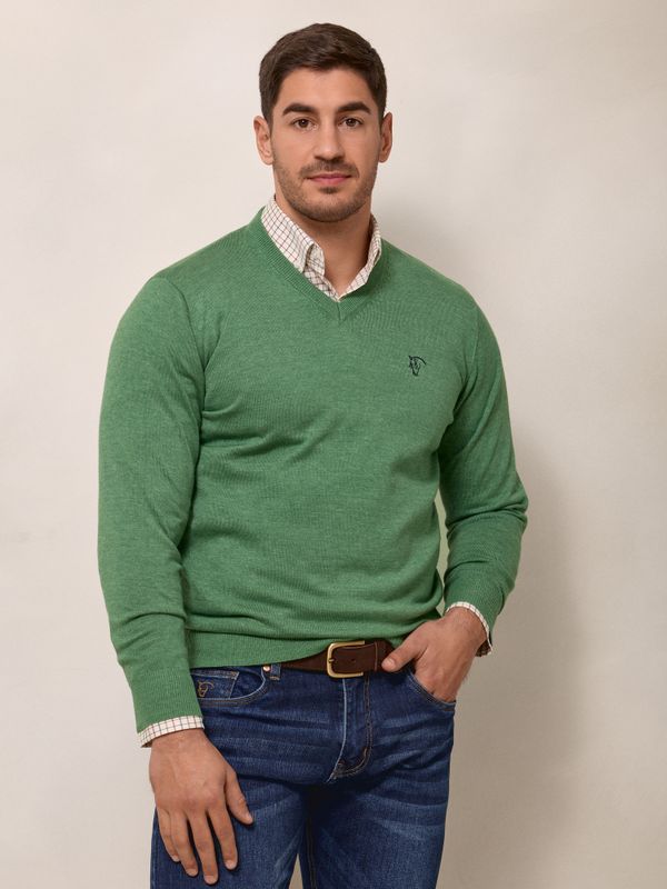 V-neck sweater | Hiedra