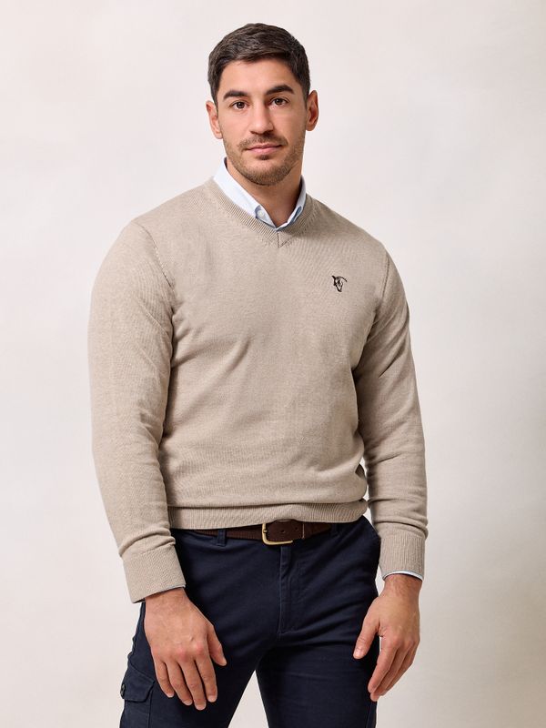 Suéter decote em V | Piedra