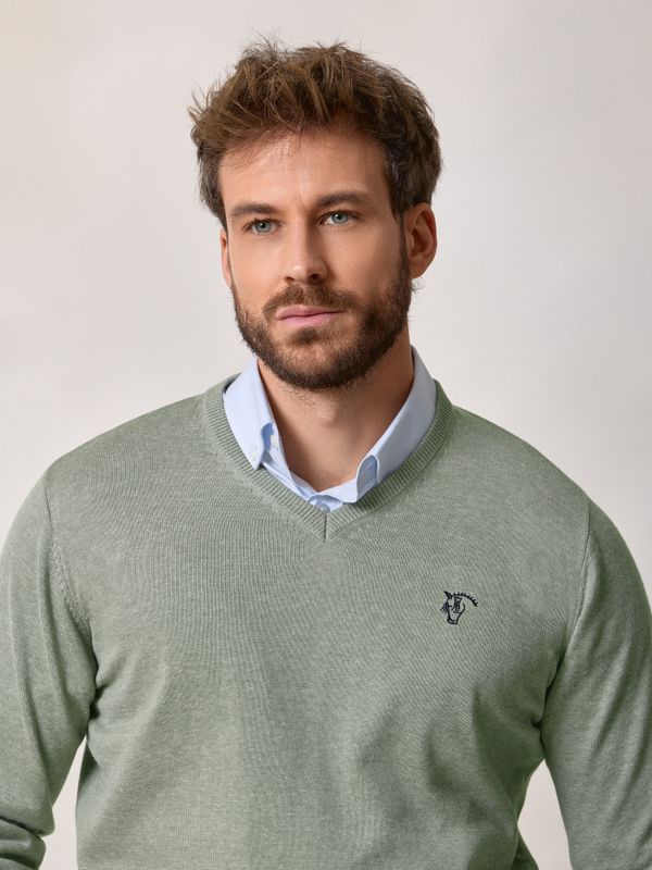 Suéter decote em V | Ágave