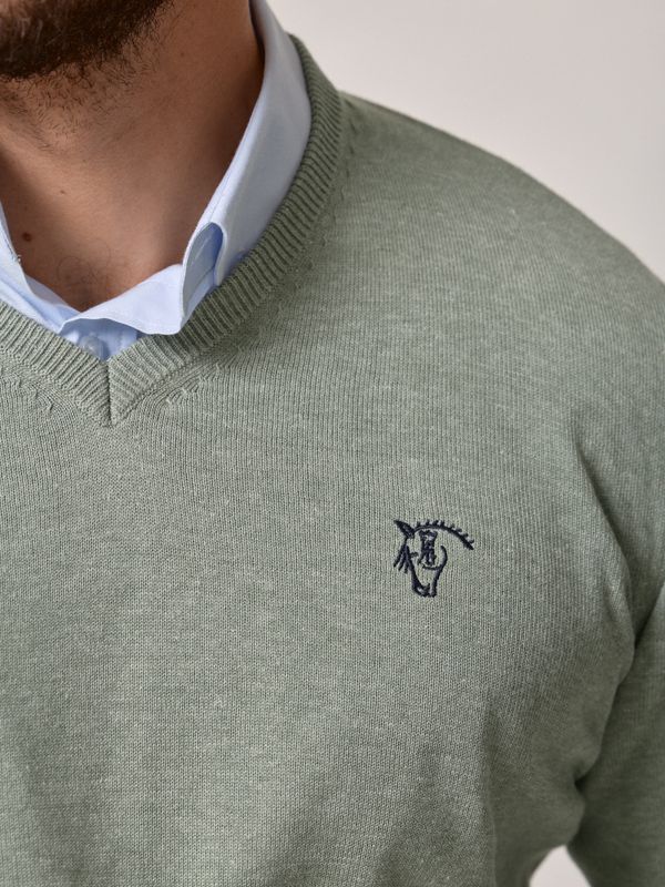 Suéter decote em V | Ágave