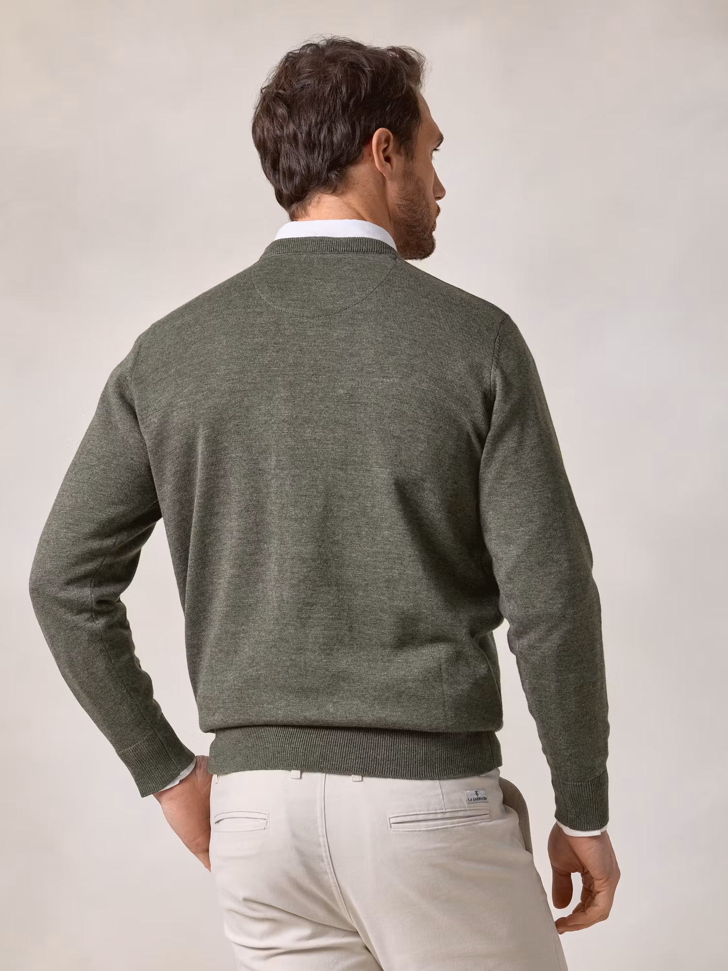 Round neck sweater | Hunter Green
