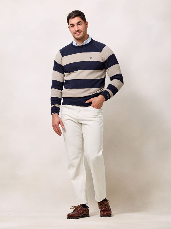 Suéter Listrado | Marino