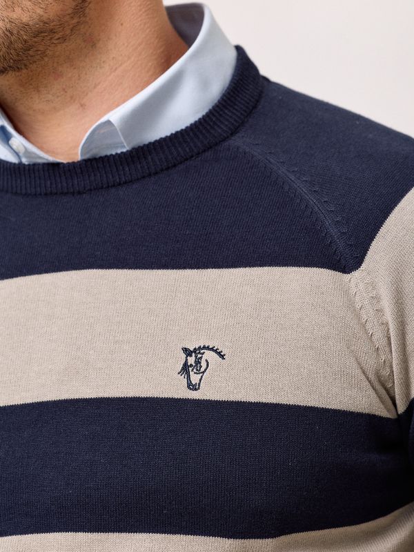 Suéter Listrado | Marino