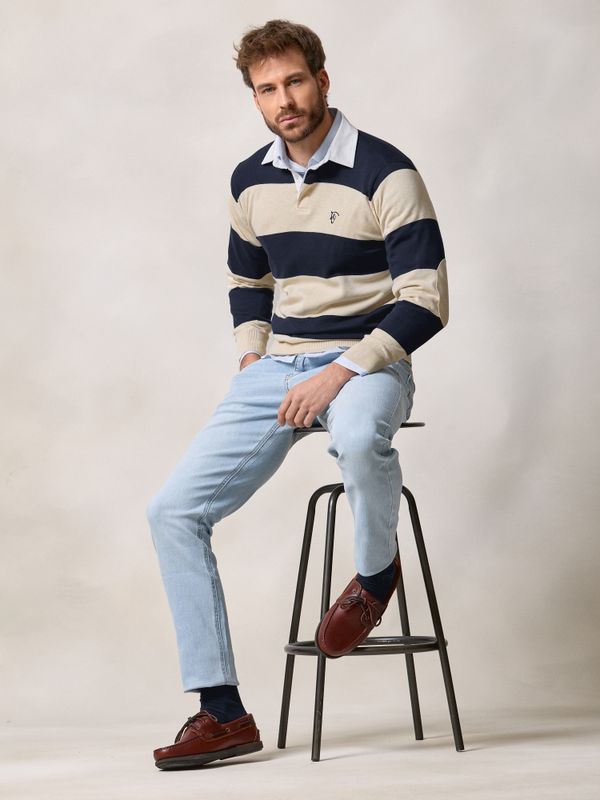 Rugby Polo Sweater | Marino