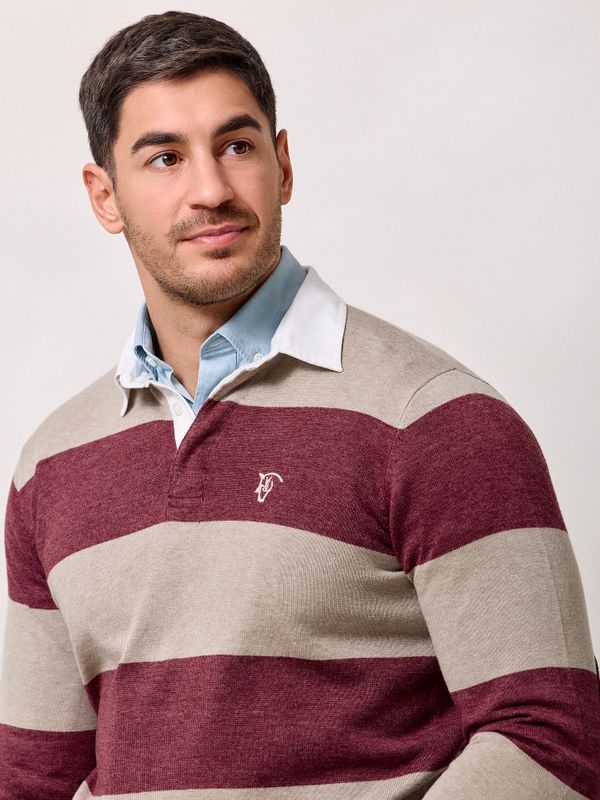 Pull Polo Rugby | Burgundy