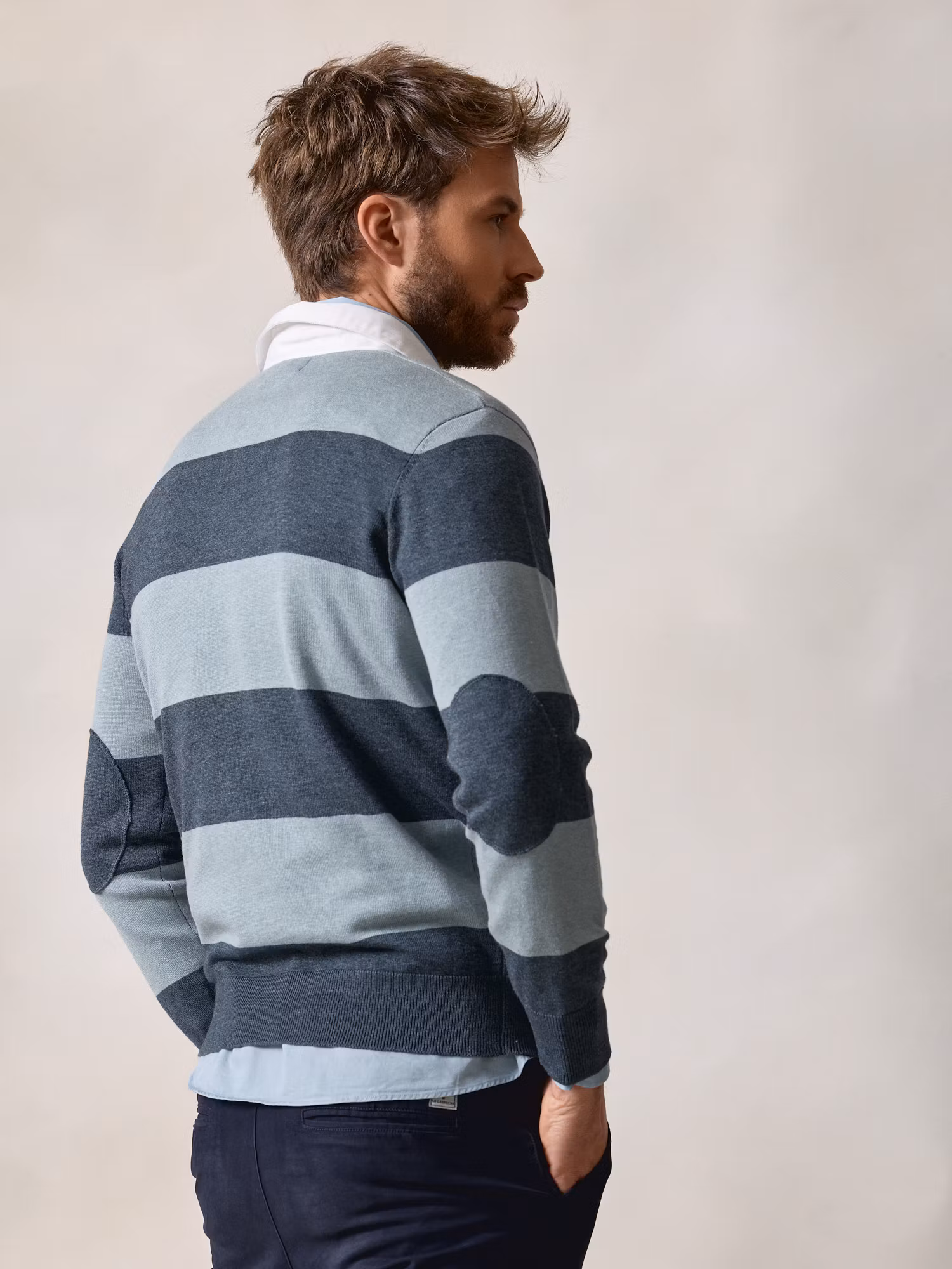 Pull Polo Rugby | Bleu Lac