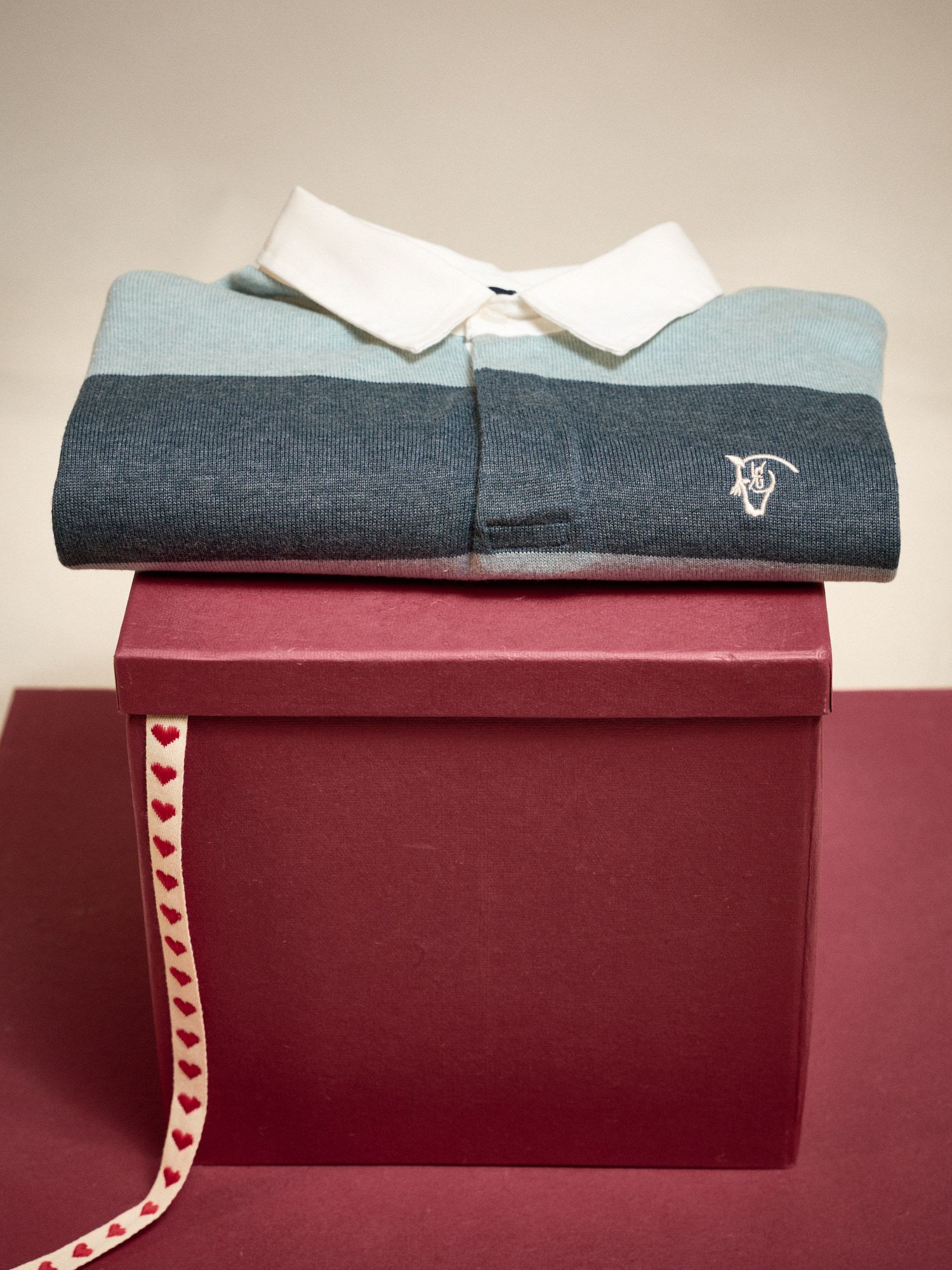 Pull Polo Rugby | Bleu Lac