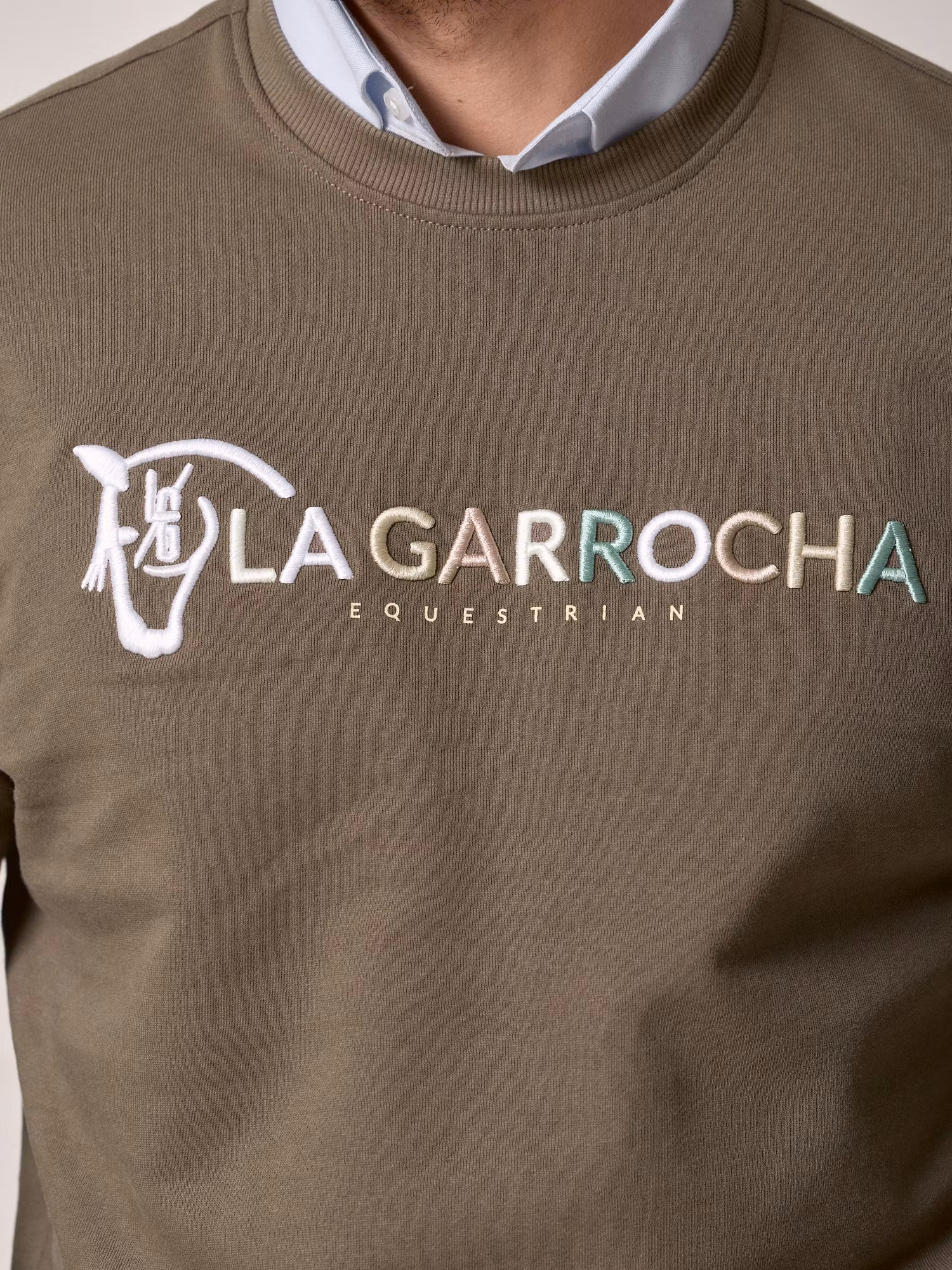 Equestrian Sweatshirt | Olive Green