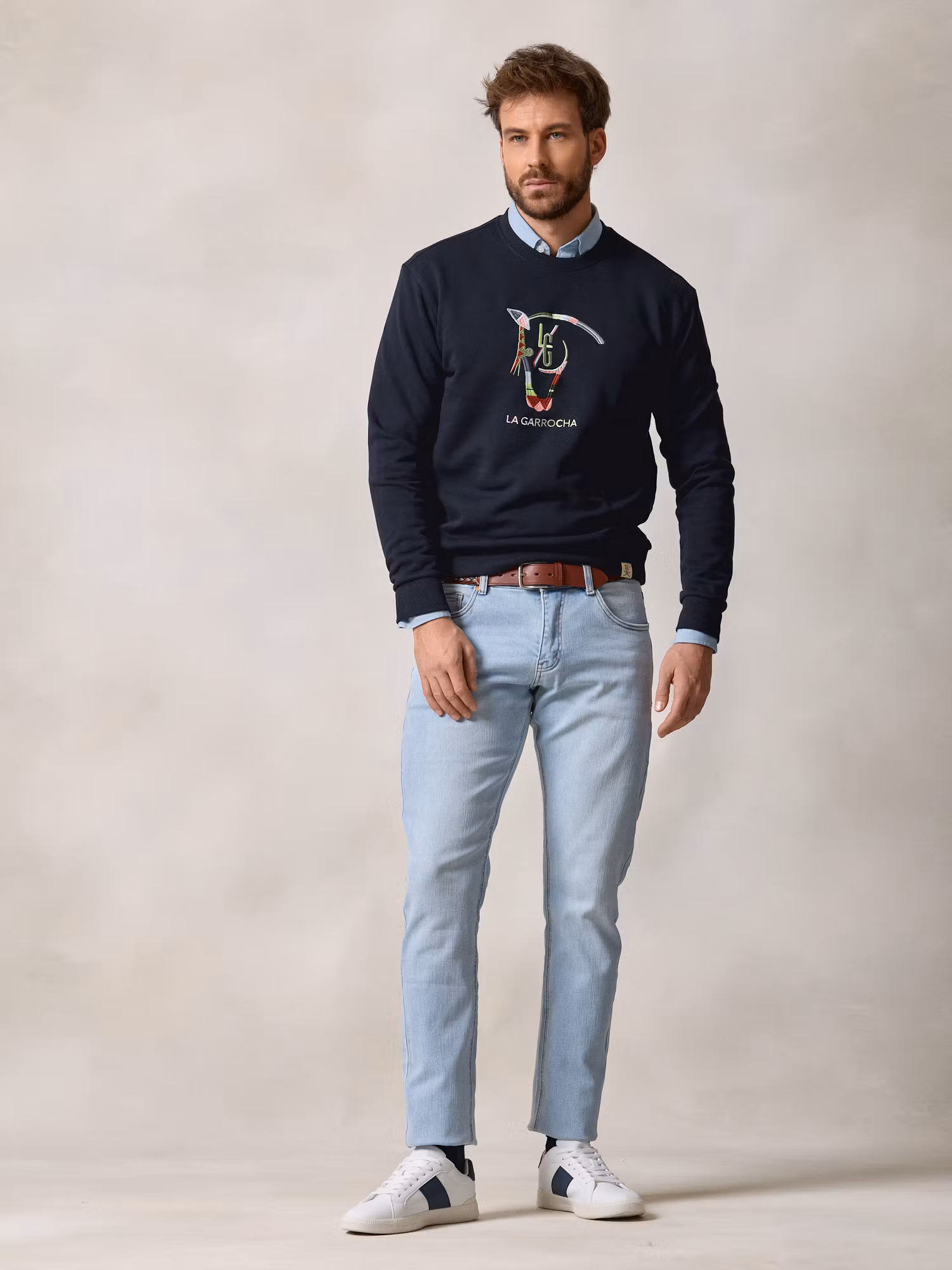 Quarter Sweatshirt | Navy Blue