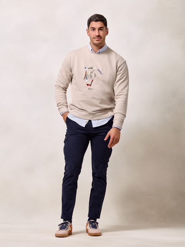 Sweatshirt Quarter | Nude