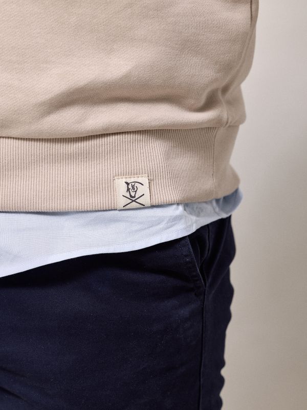 Sweatshirt Quarter | Nude