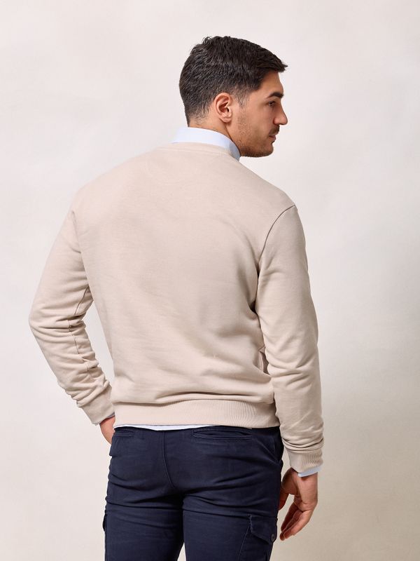 Sweatshirt Quarter | Nude