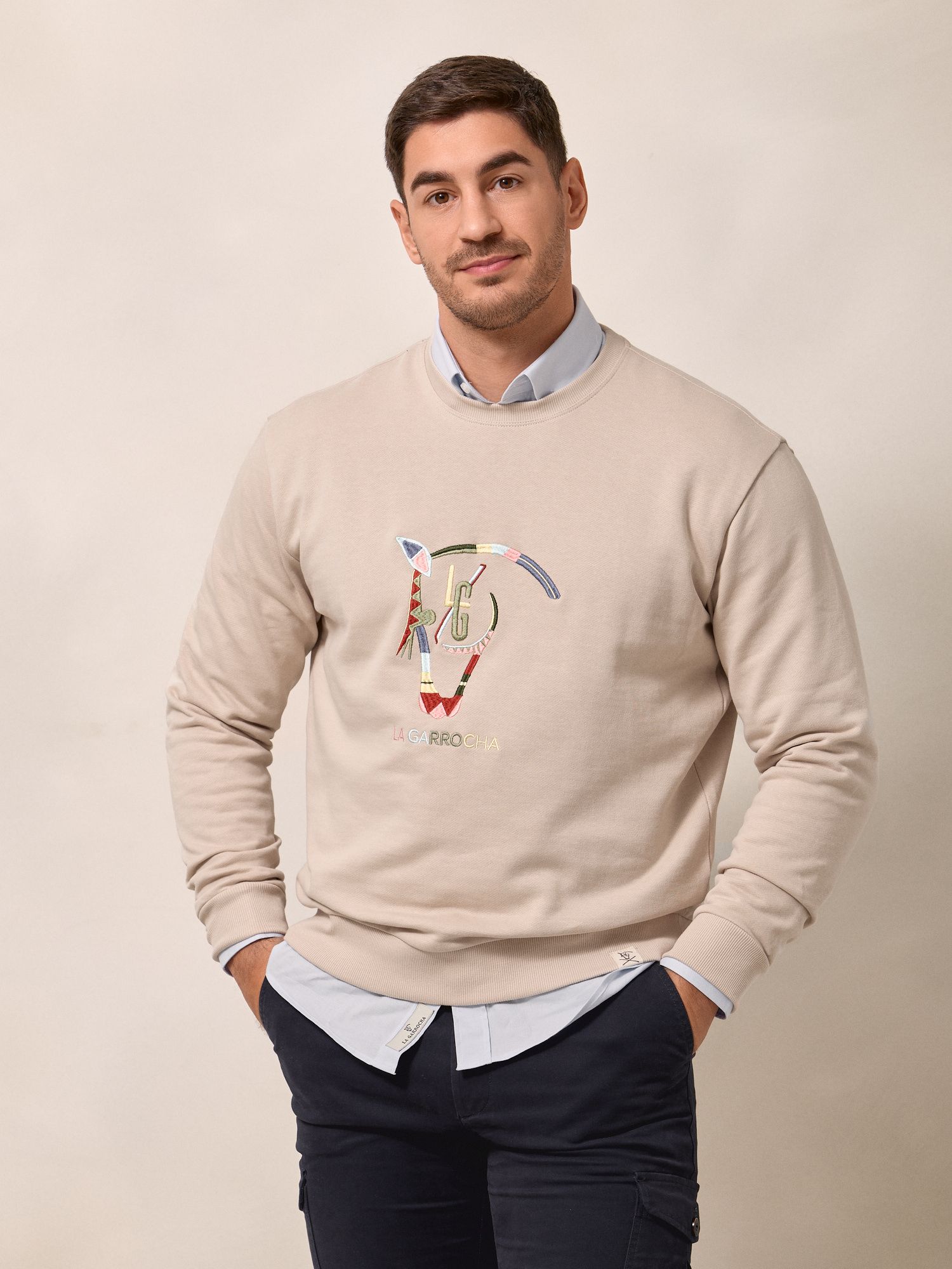 Sweatshirt Quarter | Nude