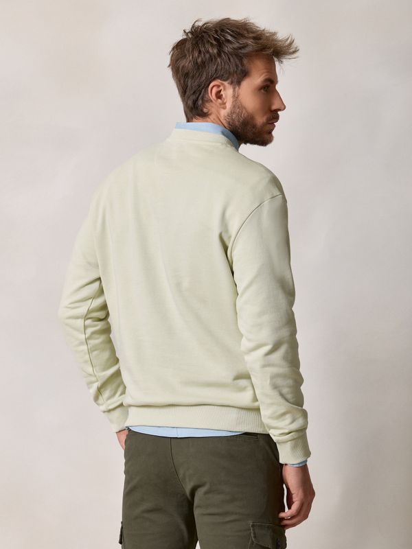 Sweatshirt Horse Flock | Verde Light