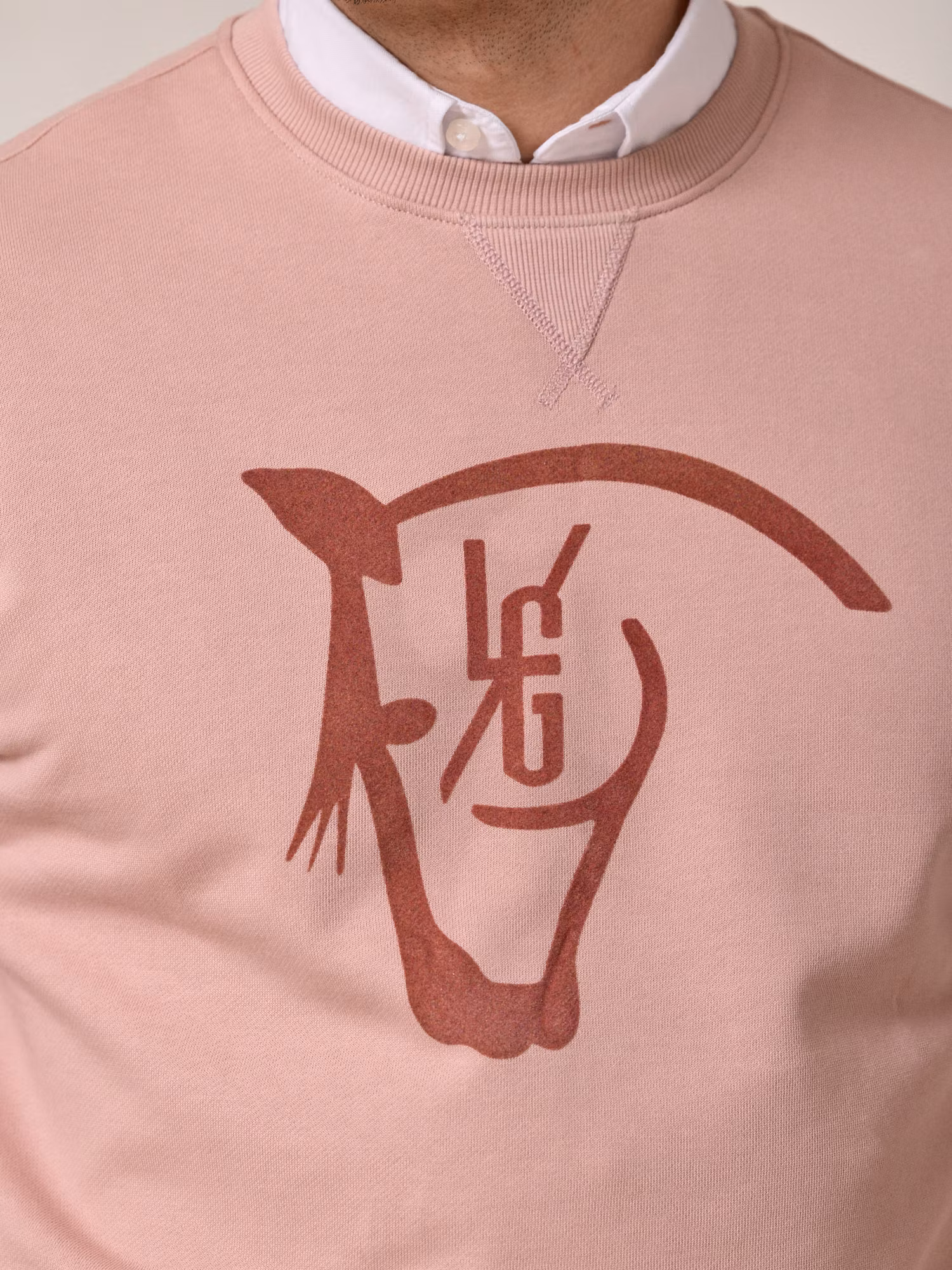  Horse Flock Sweatshirt | Pink