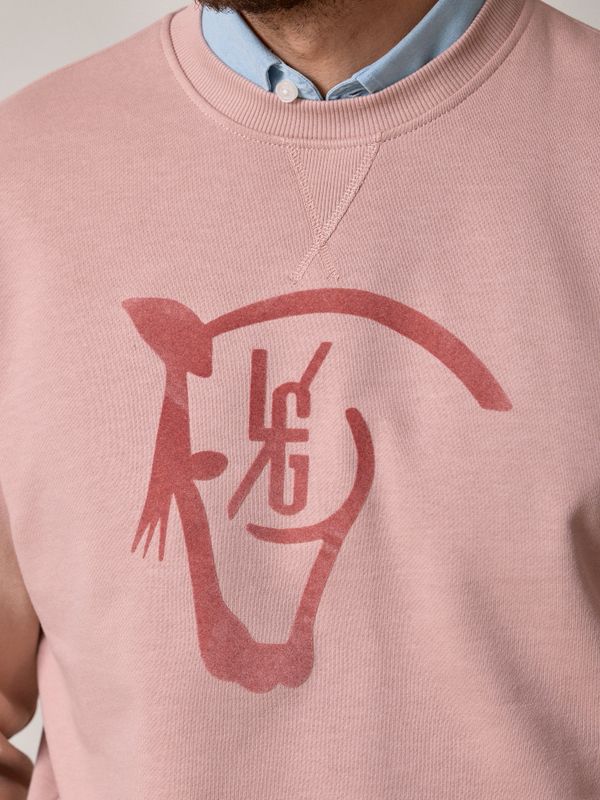 Sweatshirt Horse Flock | Rosa