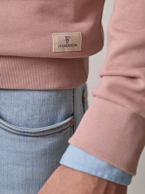Sweatshirt Horse Flock | Rosa