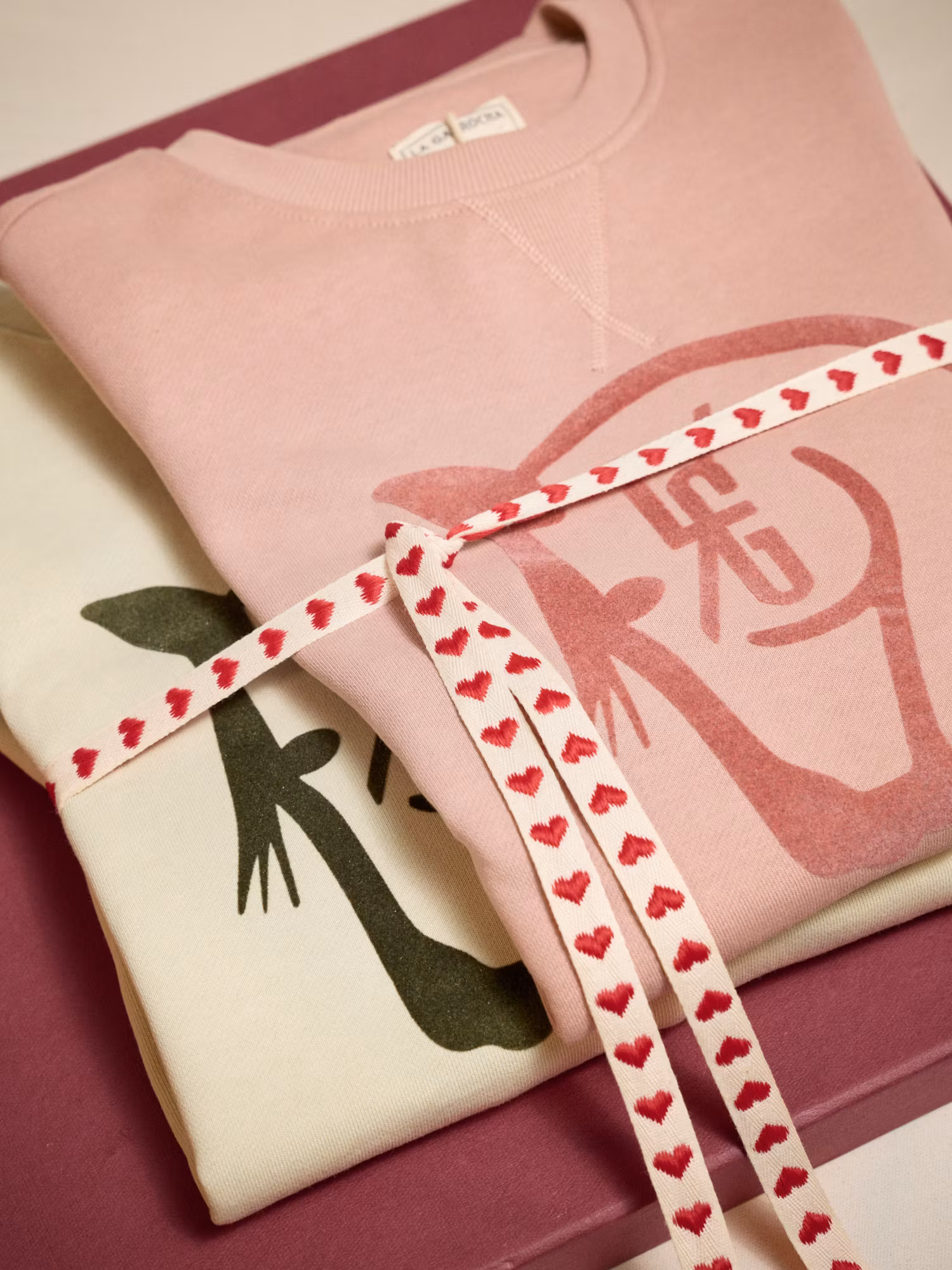  Horse Flock Sweatshirt | Pink