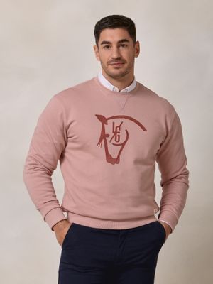 Sweatshirt Horse Flock | Rosa