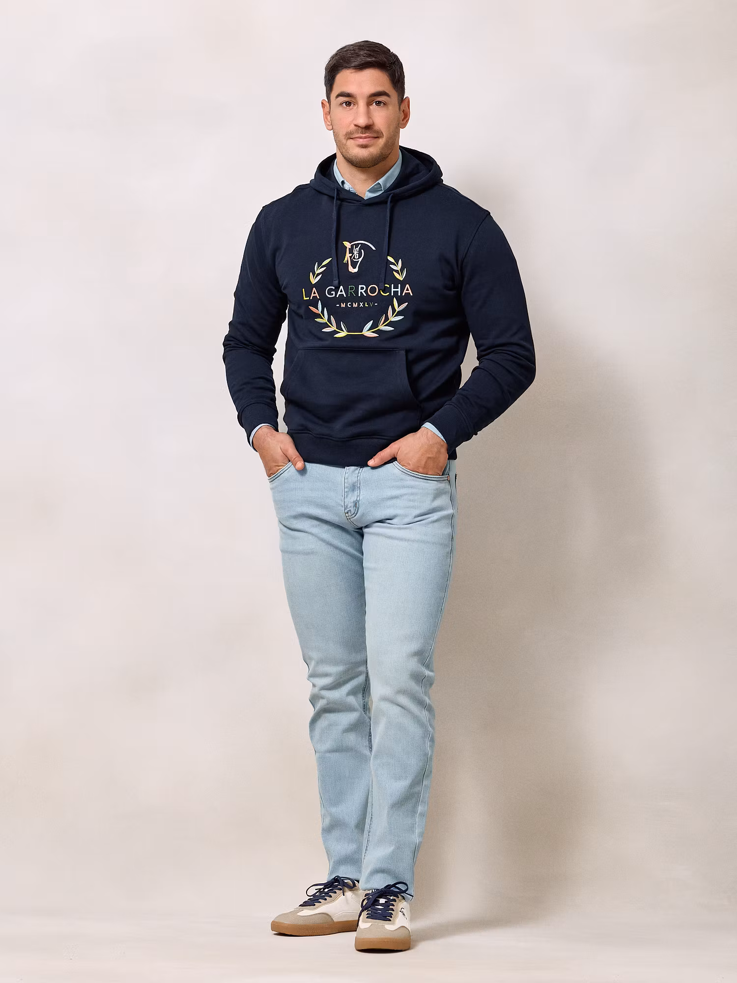 Laurier Hoodie | Navy Blue 