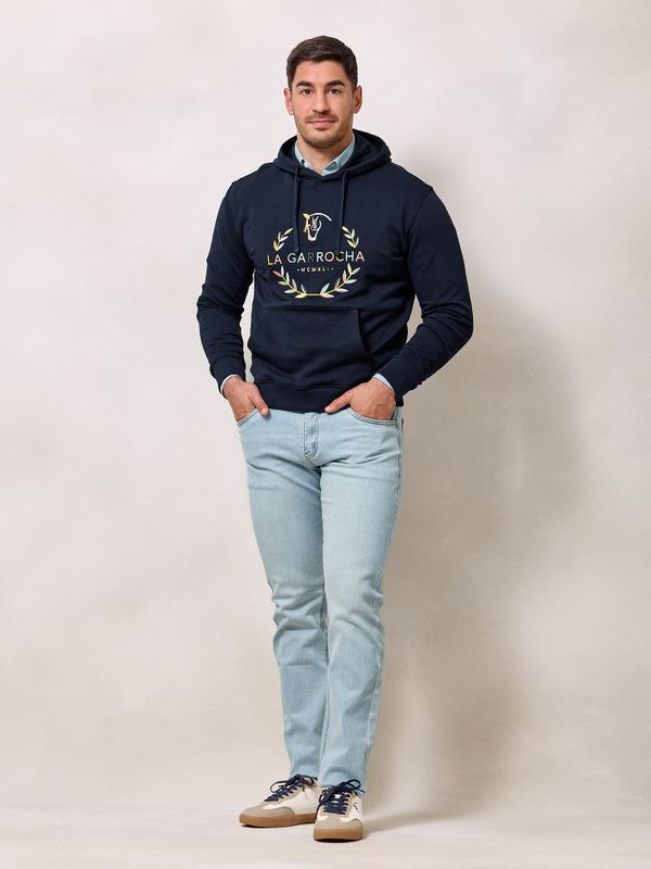 Sweat-shirt à Capuche Laurier | Bleu Marine 