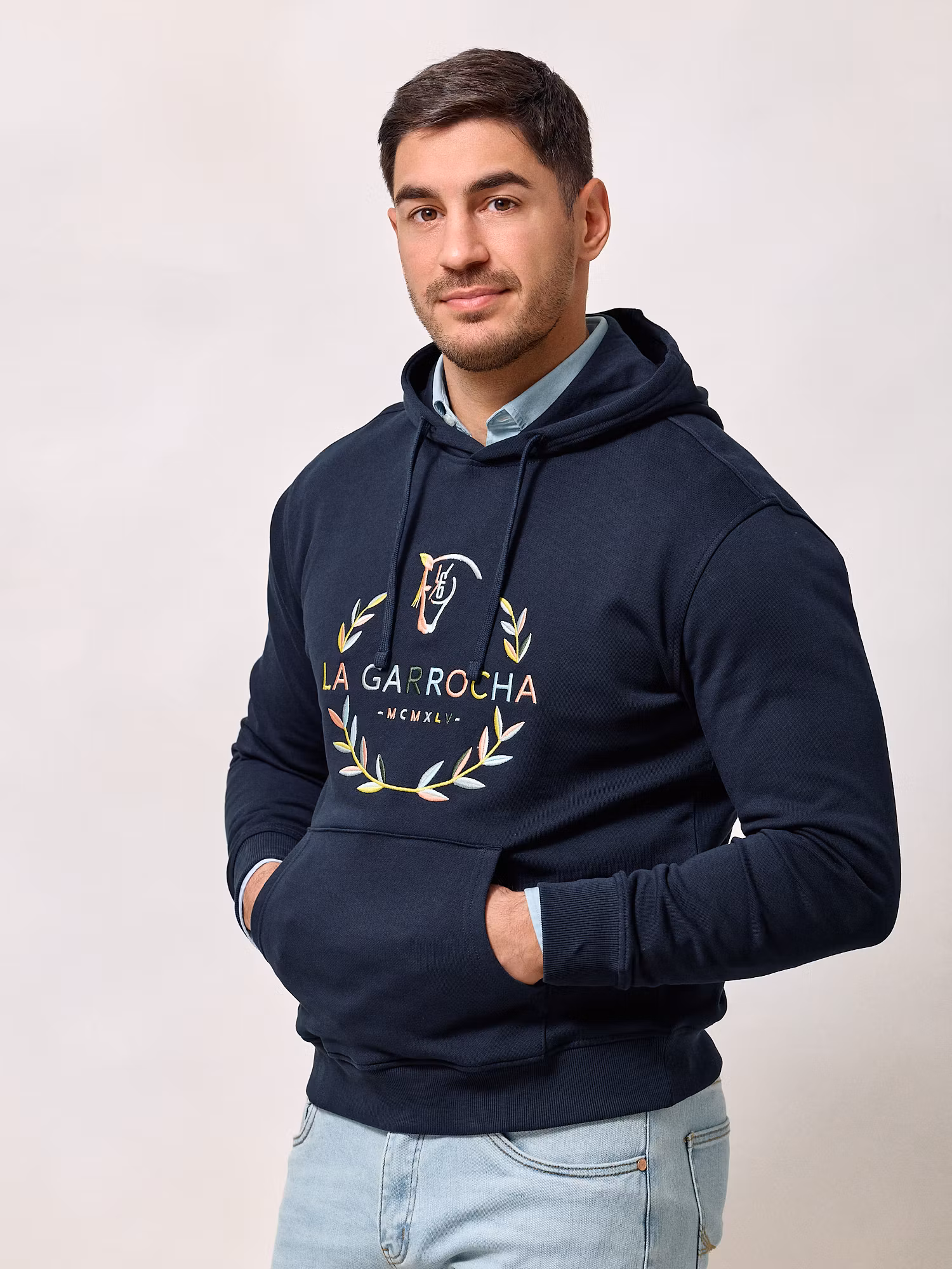 Laurier Hoodie | Navy Blue 