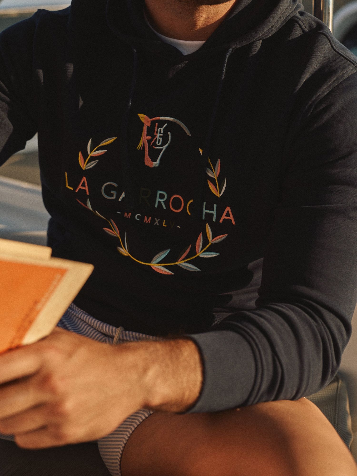 Sweatshirt com Capuz Laurier | Azul Marinho