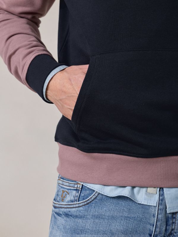 Sweat-shirt à Capuche Multicolore | Bleu Marine 