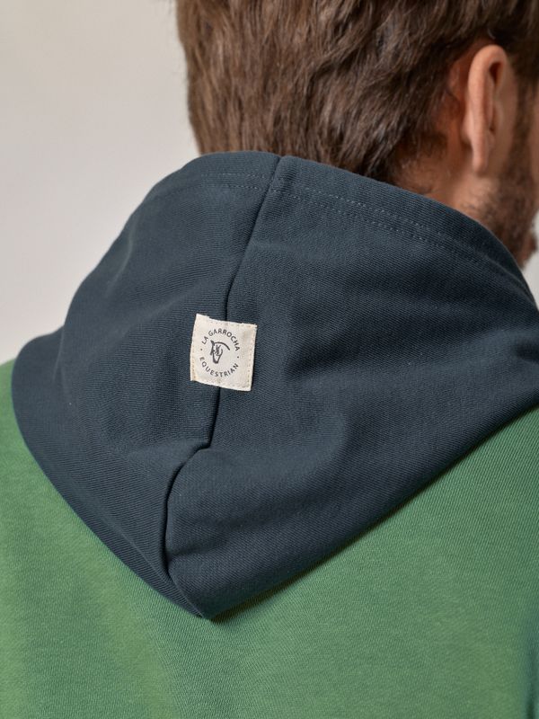 Sweat-shirt à Capuche Multicolore | Vert Lierre