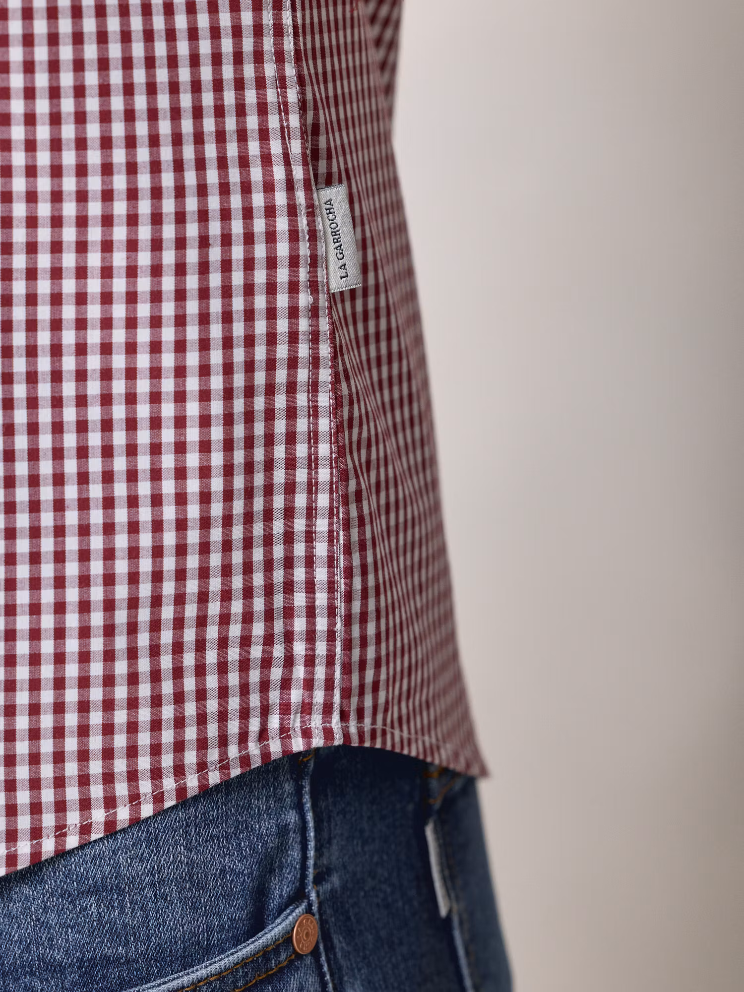 Chemise à carreaux vichy | Rouge Vin