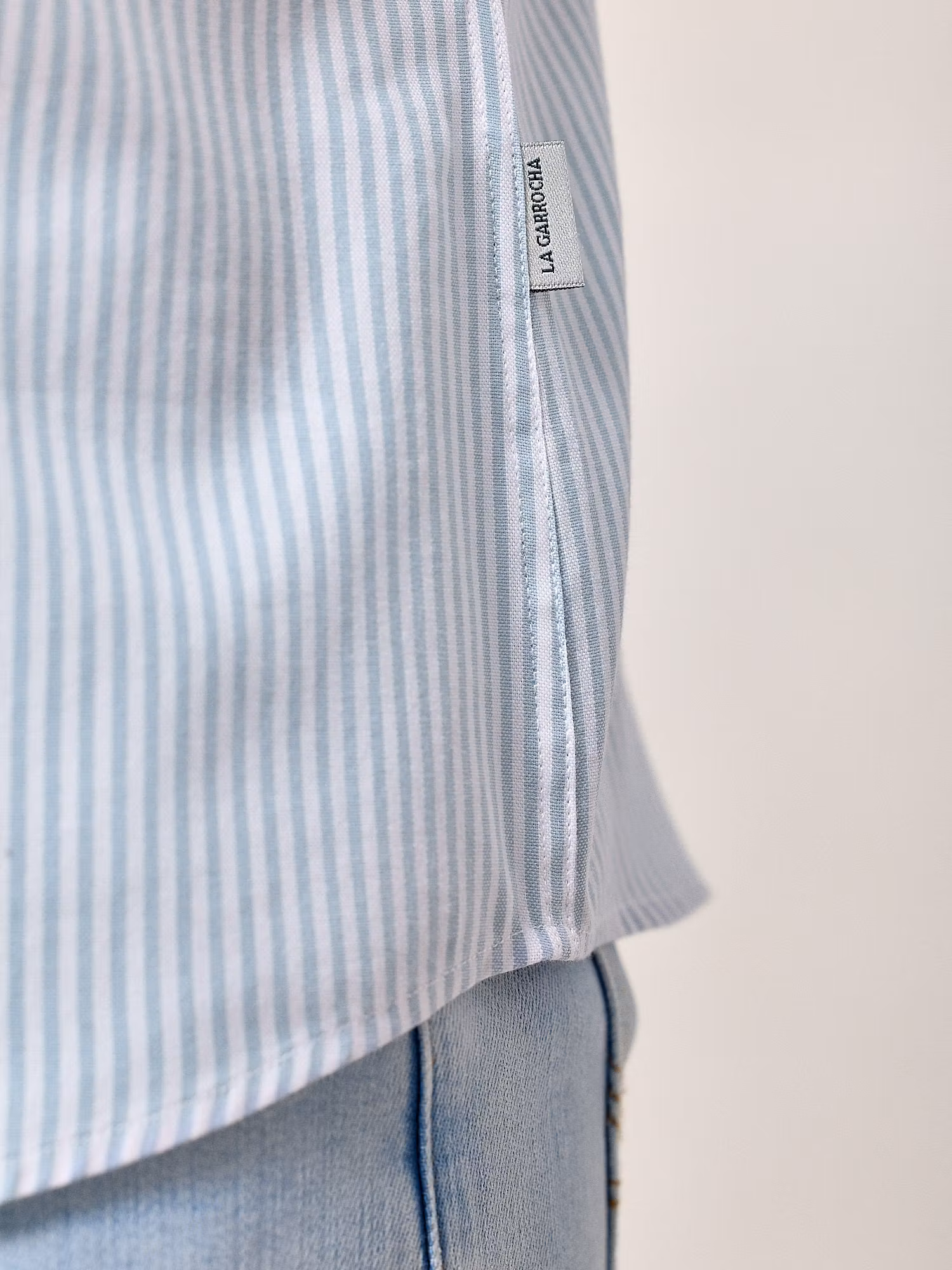 Chemise Oxford à Rayures | Bleu Ciel