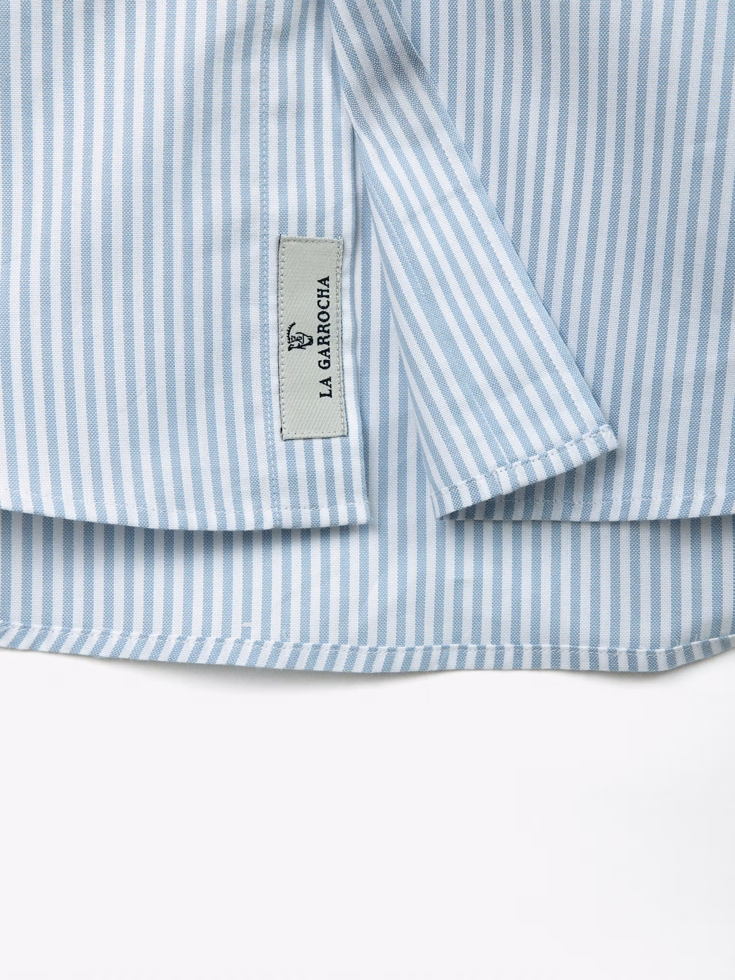 Chemise Oxford à Rayures | Bleu Ciel