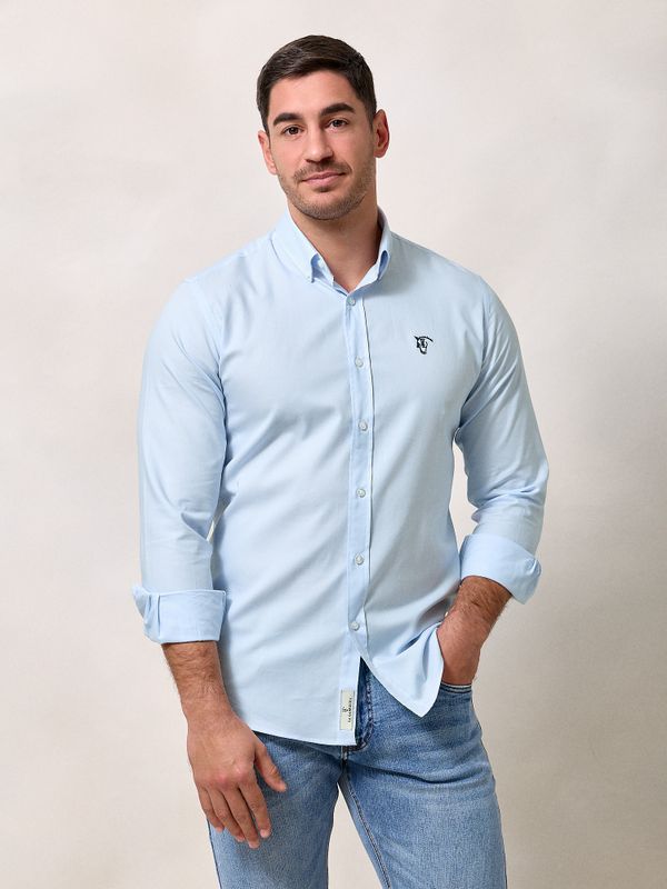 Camisa Mini Oxford | Celeste