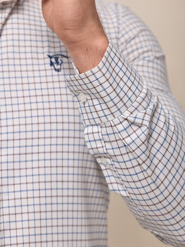 Classic Check Shirt | Marino