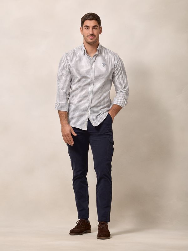 Classic Check Shirt | Marino