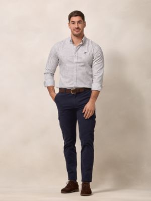 Classic Check Shirt | Navy Blue