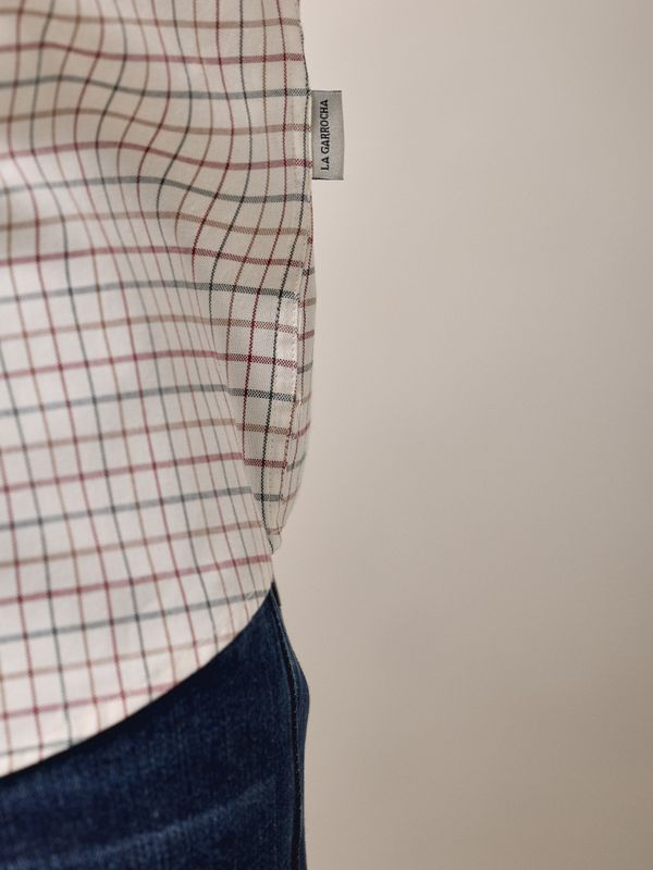 Classic Check Shirt | Burgundy