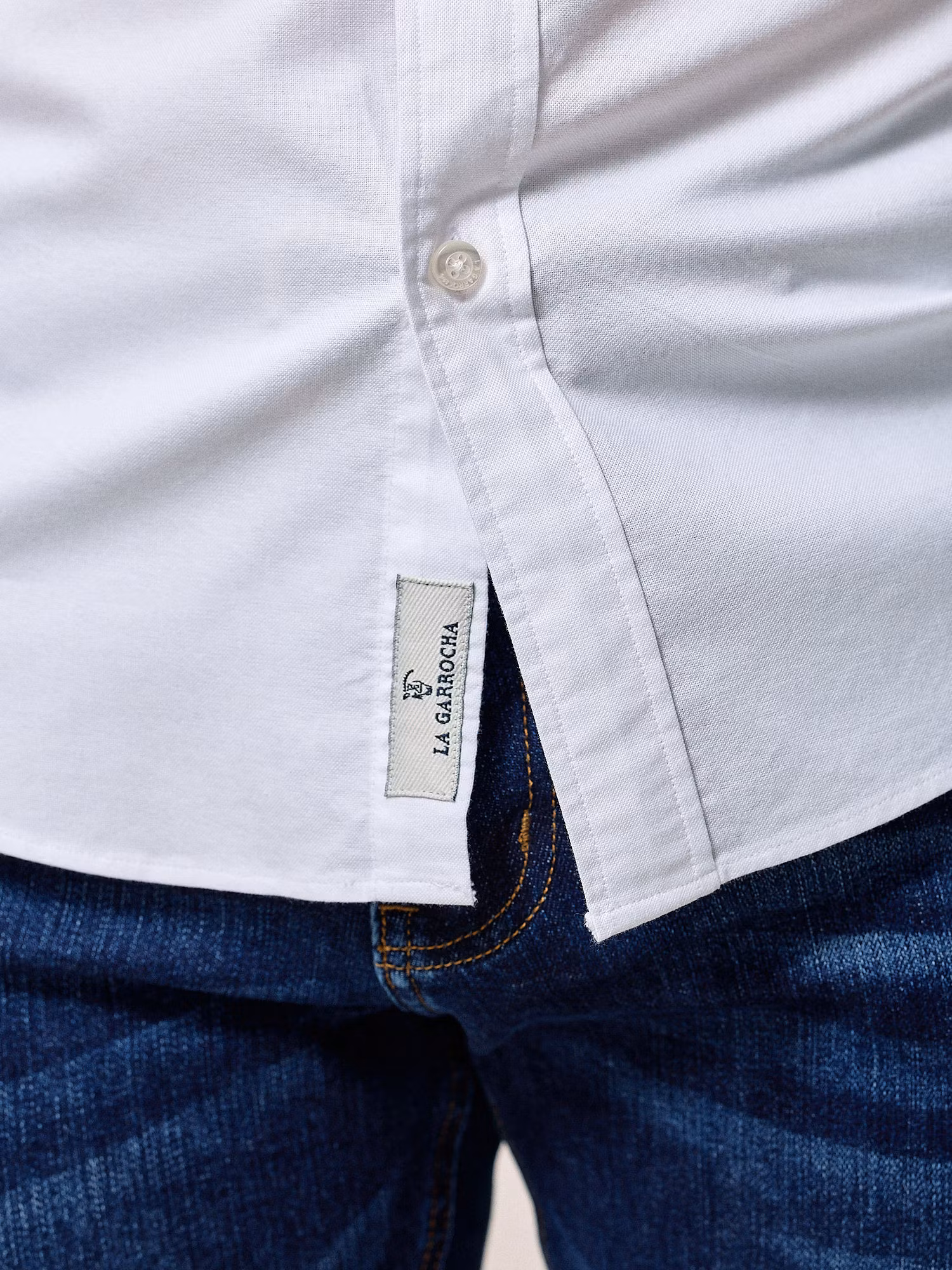 Chemise Garment Dyed | Blanc