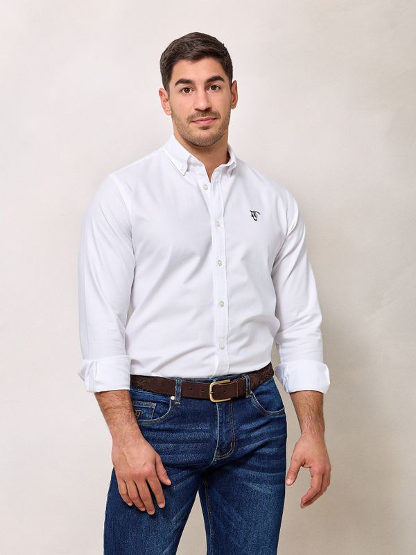 Chemise Garment Dyed | Blanco